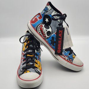 NEW! Very Rare 2012 Converse Gorillaz Limited Edition Chuck Taylor High Tops